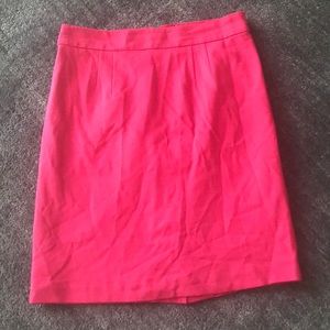 Knee length bright pink Trina Turk skirt